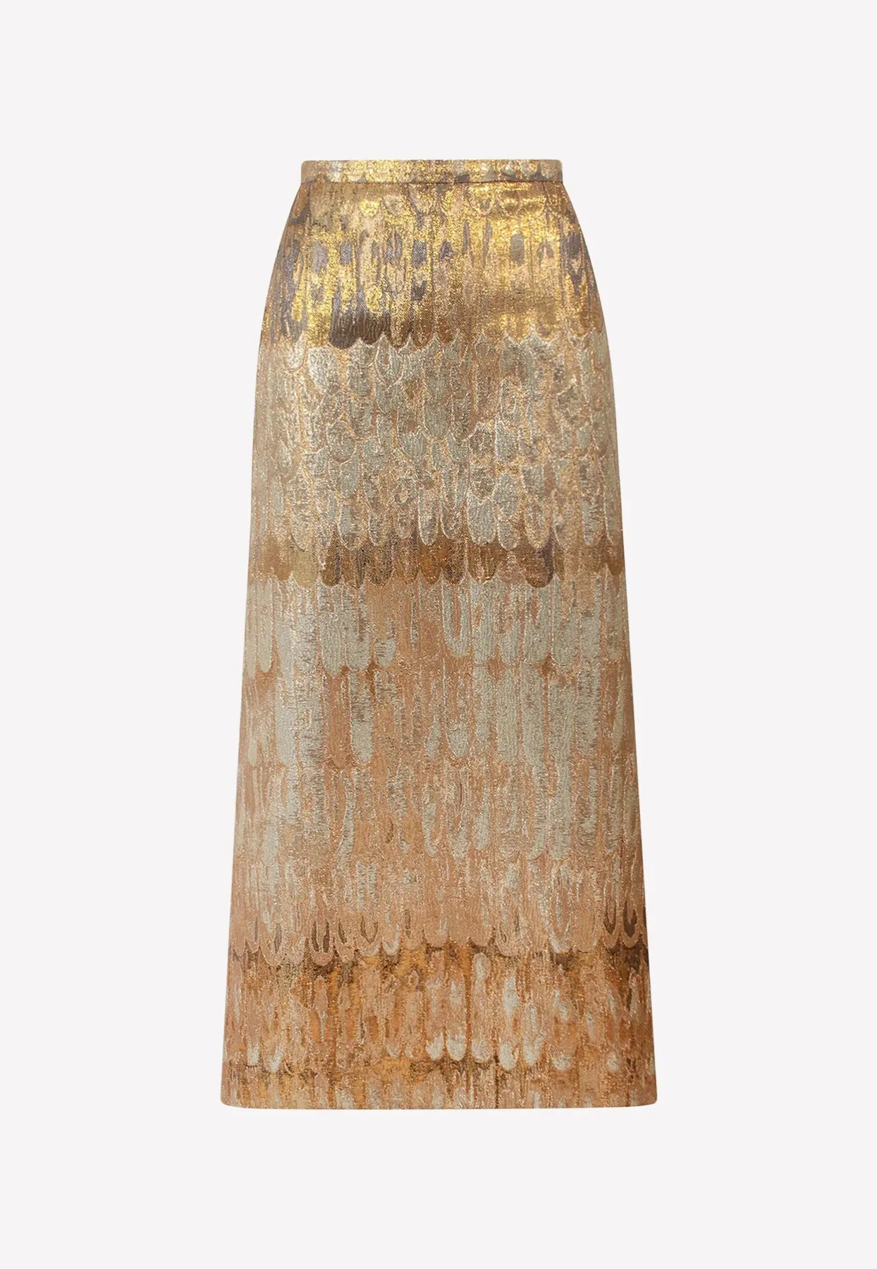 Wings Brocade Maxi Skirt