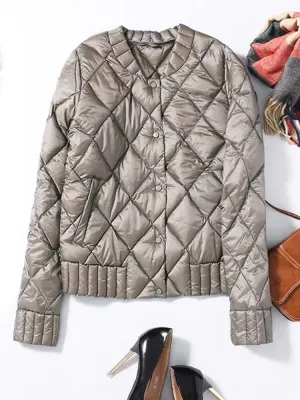 Winter Puffer Jackets Coat Short