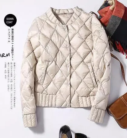 Winter Puffer Jackets Coat Short