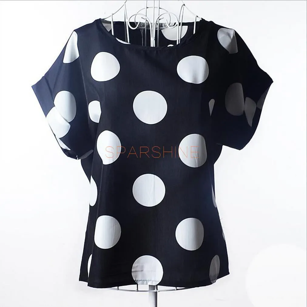 Women Blouses Chiffon Shirt Women Plus Size Short Sleeve Women Tops