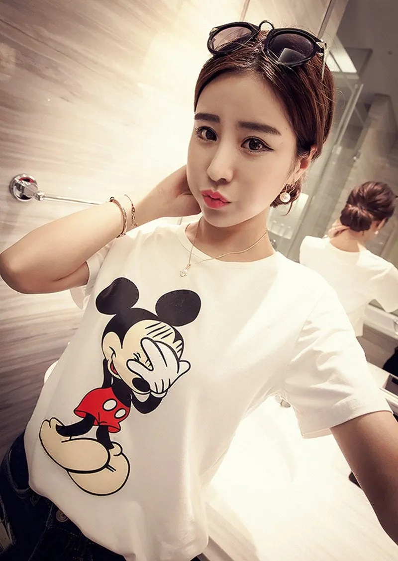 women blouses fashion printed brief wild social korean female shirts
