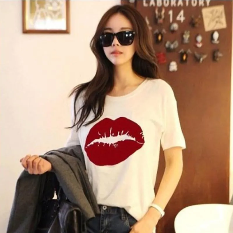 women blouses fashion printed brief wild social korean female shirts