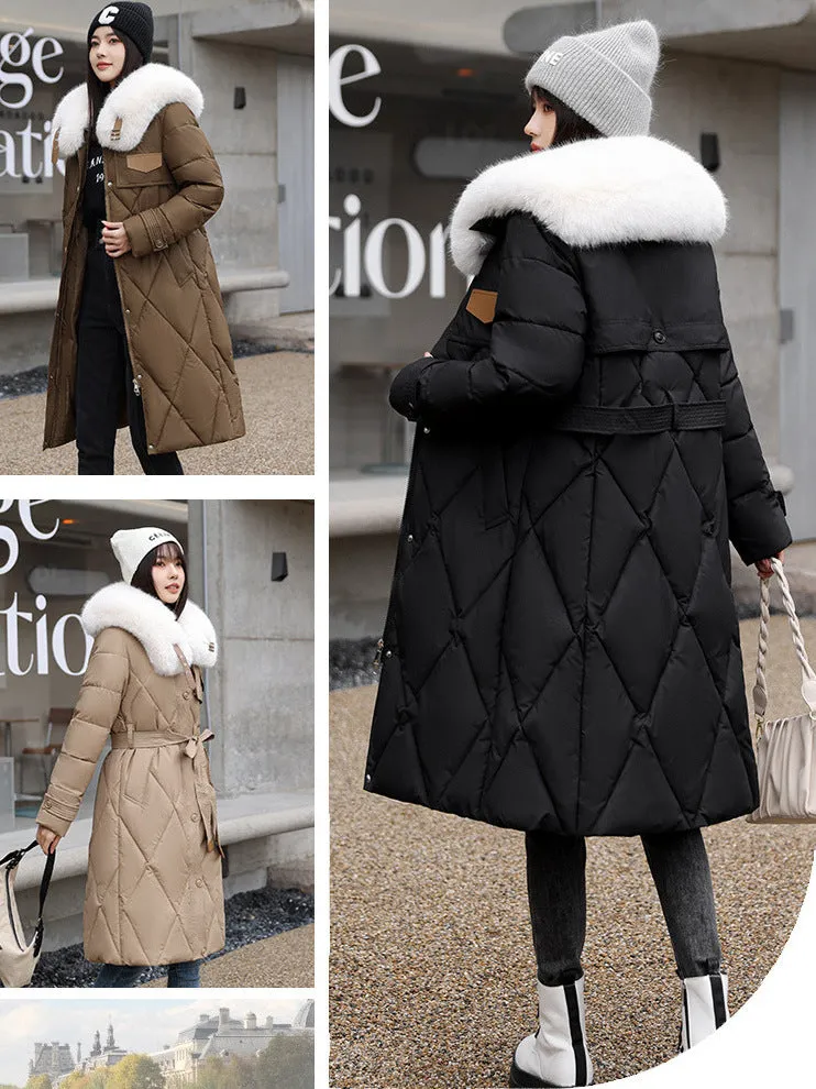 Women's Comfortable and Warm Puffer Jacket with Big Pockets