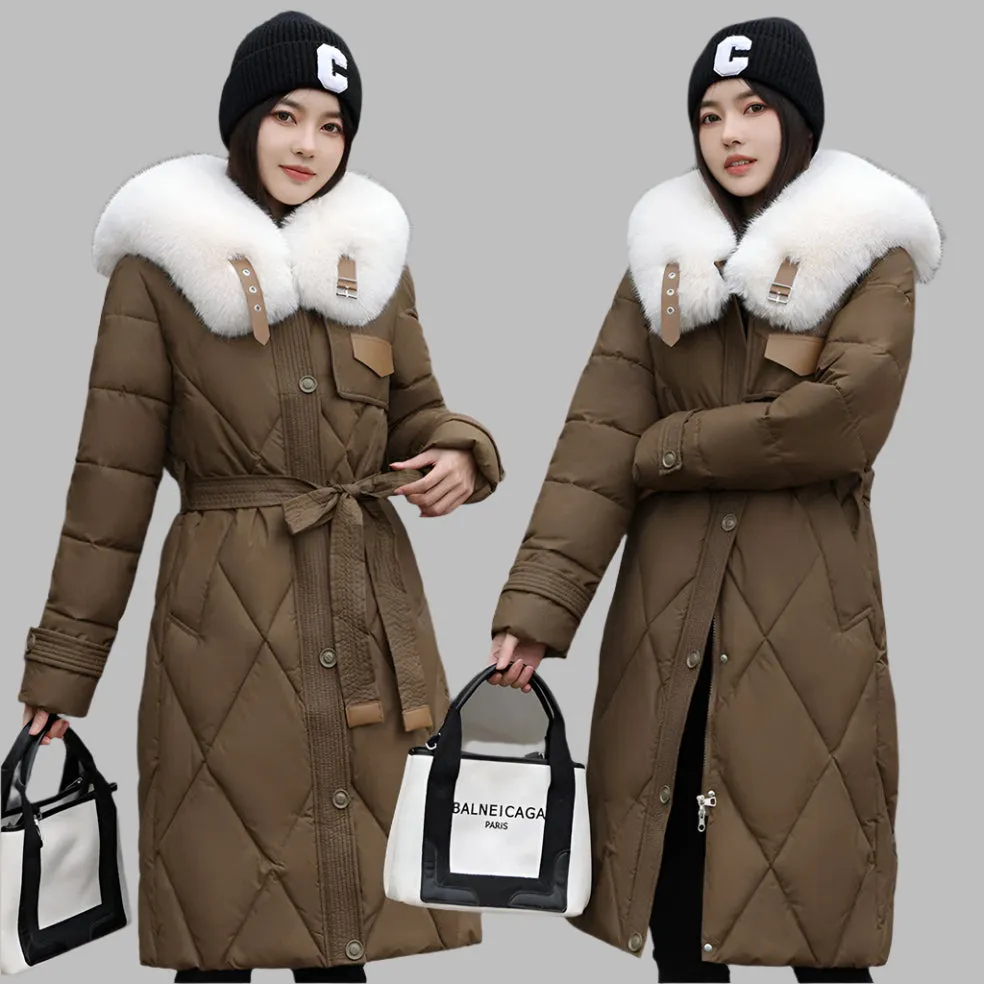Women's Comfortable and Warm Puffer Jacket with Big Pockets
