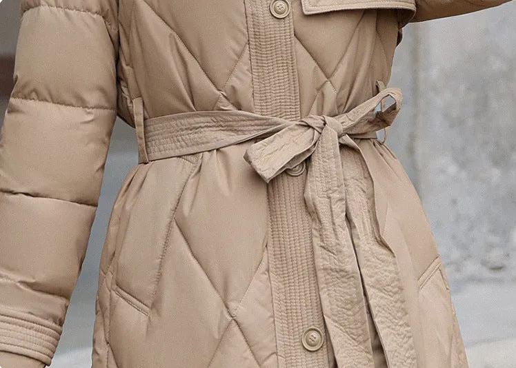 Women's Comfortable and Warm Puffer Jacket with Big Pockets