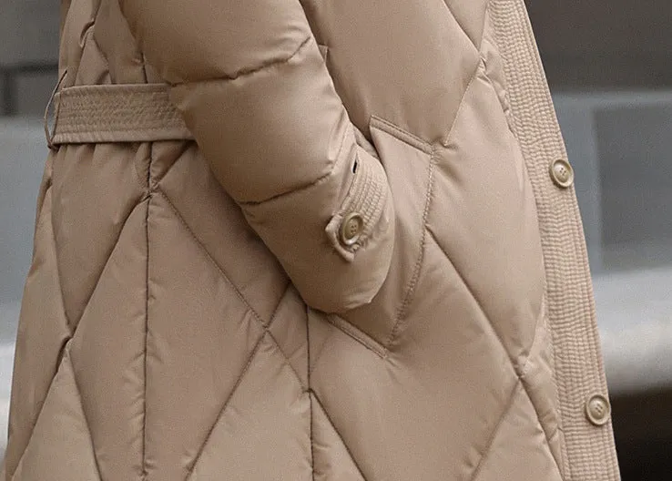Women's Comfortable and Warm Puffer Jacket with Big Pockets