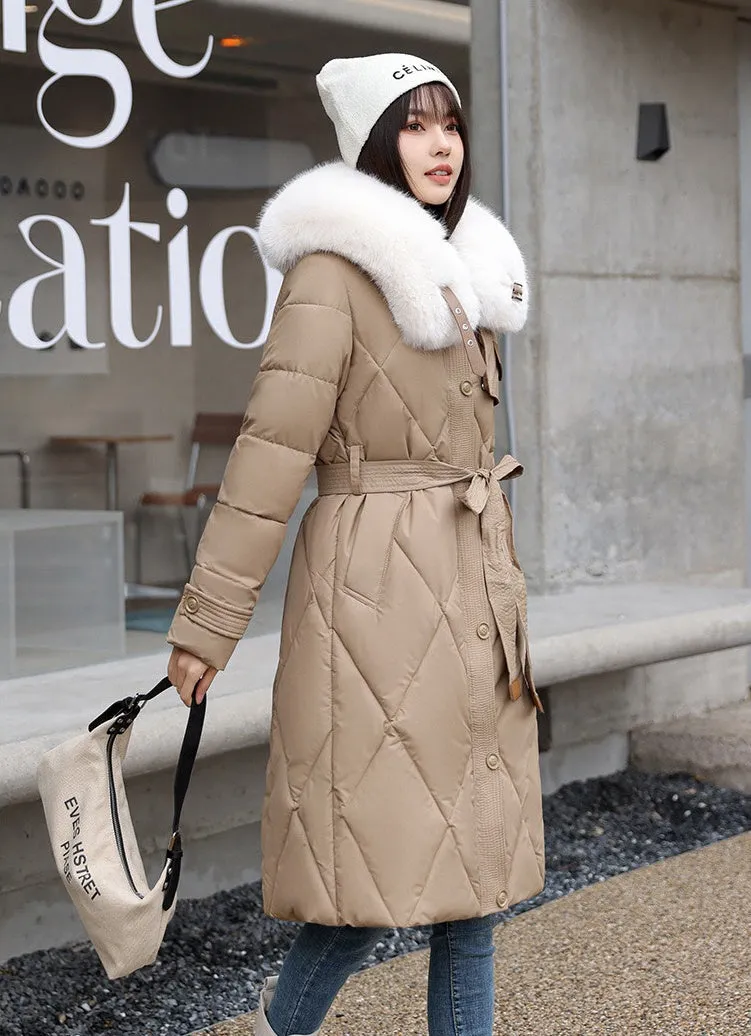 Women's Comfortable and Warm Puffer Jacket with Big Pockets