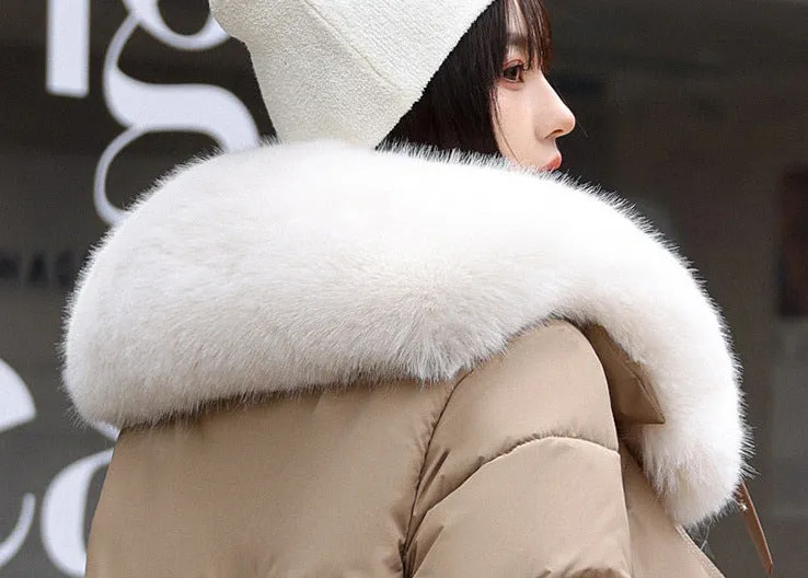 Women's Comfortable and Warm Puffer Jacket with Big Pockets