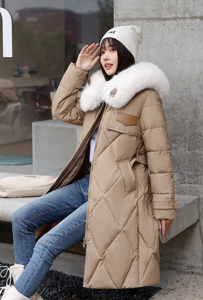 Women's Comfortable and Warm Puffer Jacket with Big Pockets