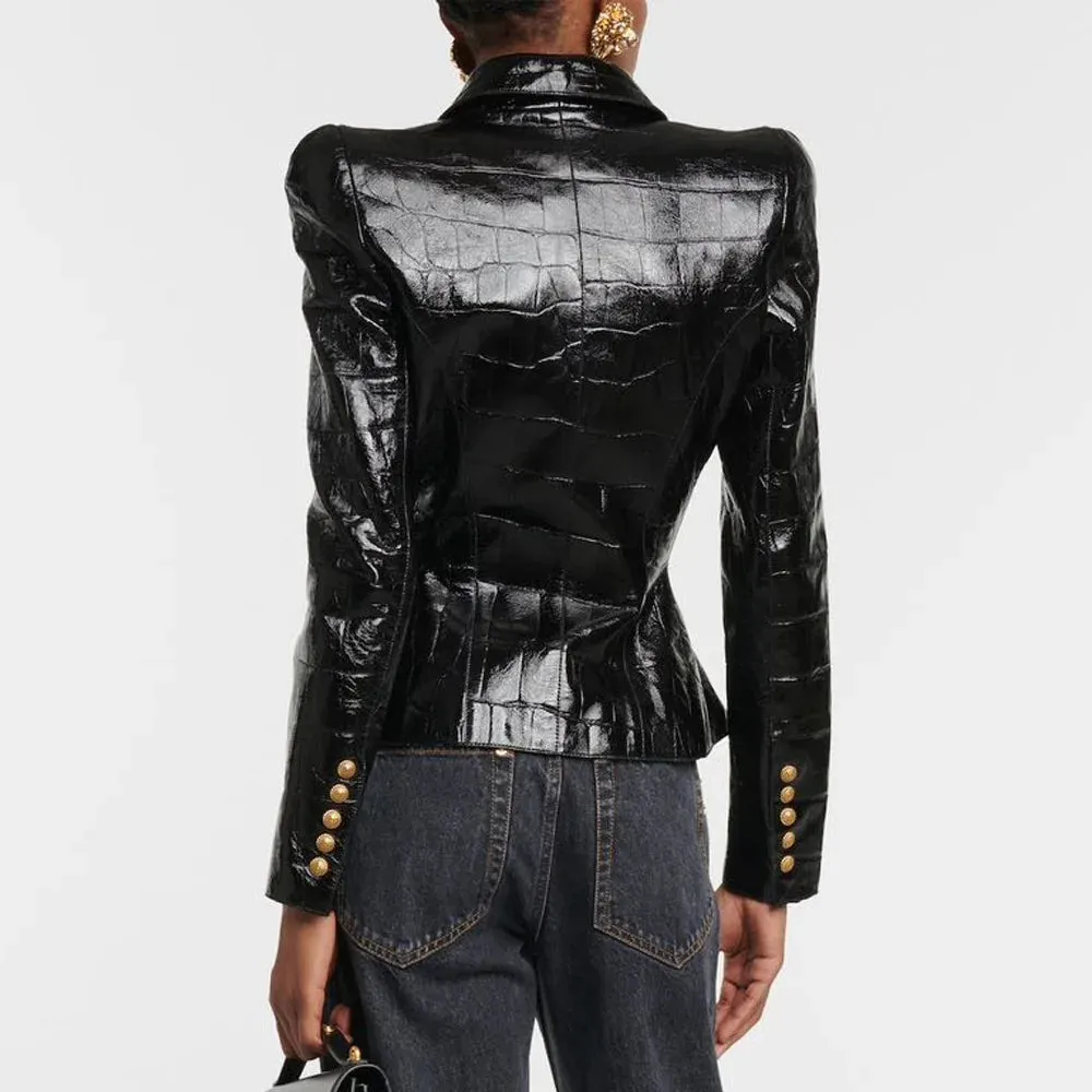 Women’s Leather Slim Fit Jacket