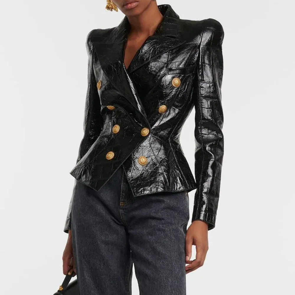 Women’s Leather Slim Fit Jacket