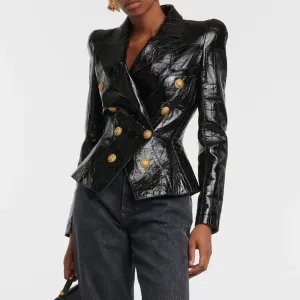 Women’s Leather Slim Fit Jacket