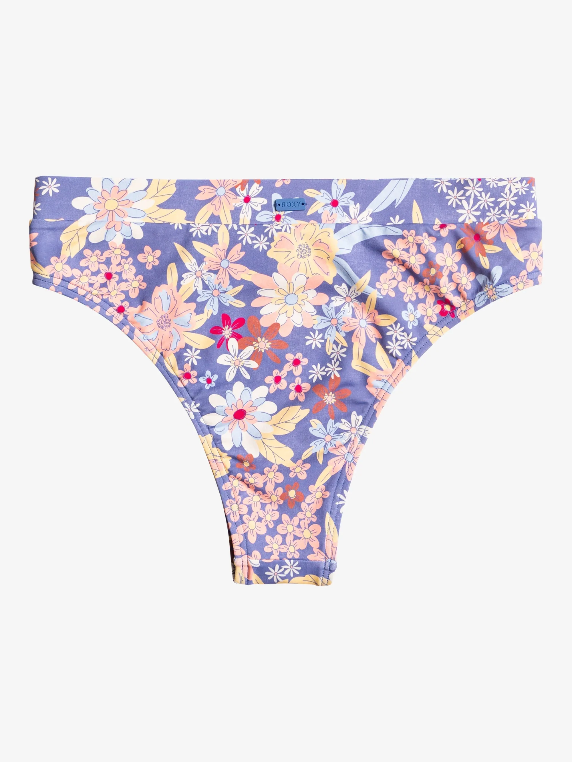 Womens Printed Beach Classics Mid Waist Bikini Bottoms