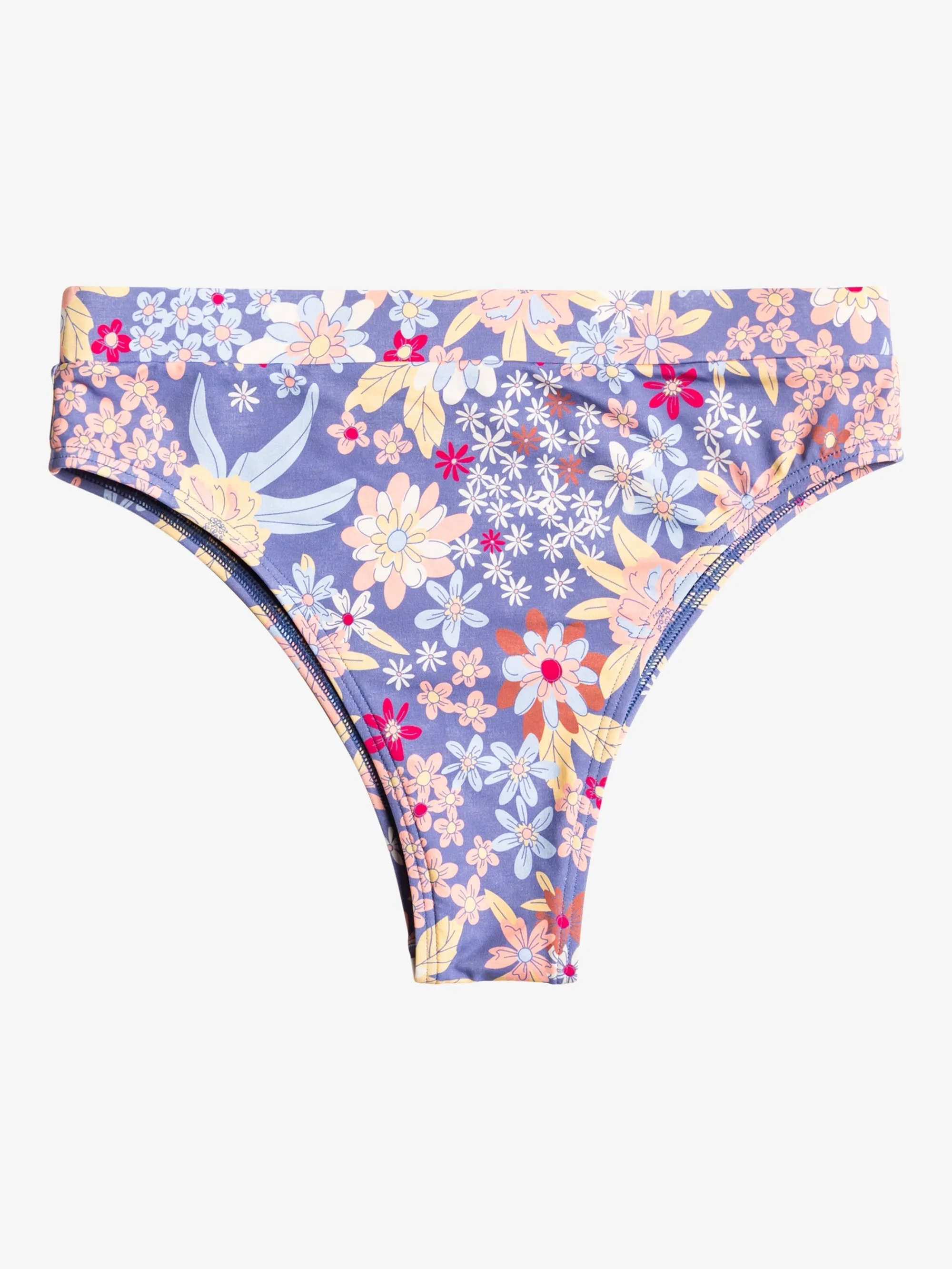 Womens Printed Beach Classics Mid Waist Bikini Bottoms