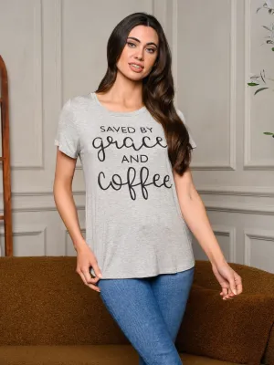 WOMEN'S SHORT SLEEVE GRAPHIC BASIC TOP