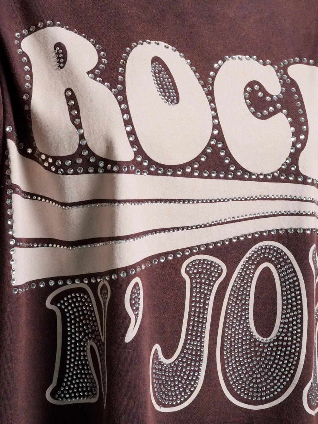 WOMEN'S SHORT SLEEVE SEQUINS GRAPHIC DETAILED TOP