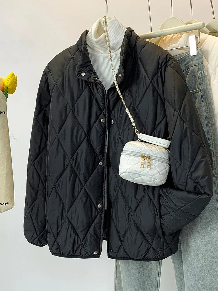 Women's Stylish Windproof Puffer Jacket for Casual Wear