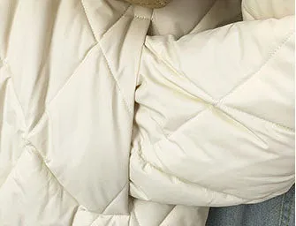 Women's Stylish Windproof Puffer Jacket for Casual Wear