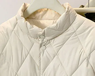 Women's Stylish Windproof Puffer Jacket for Casual Wear