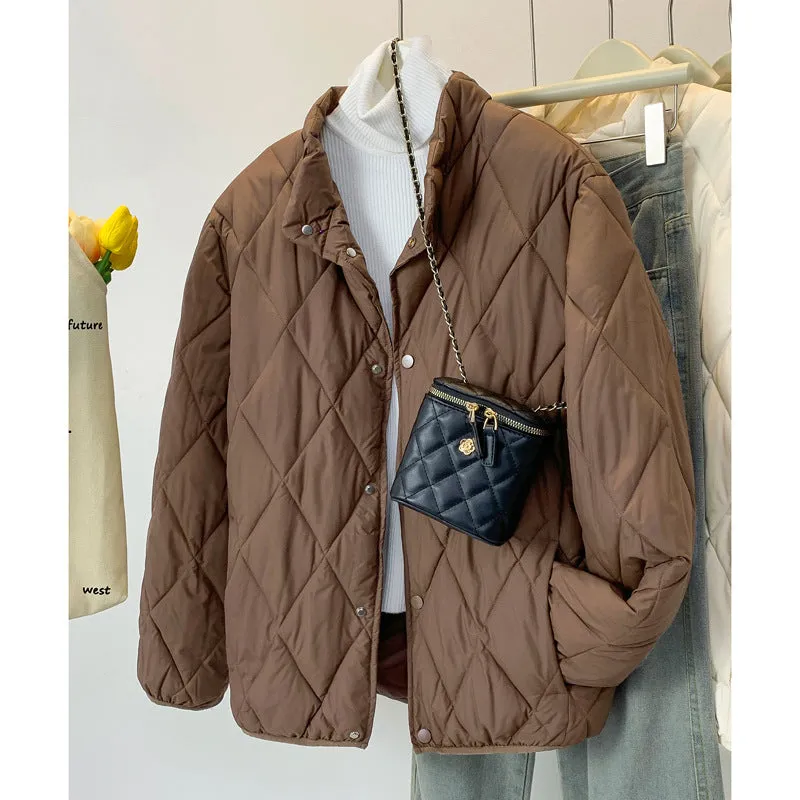 Women's Stylish Windproof Puffer Jacket for Casual Wear