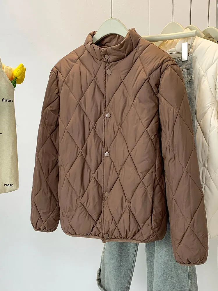 Women's Stylish Windproof Puffer Jacket for Casual Wear