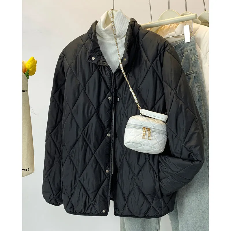Women's Stylish Windproof Puffer Jacket for Casual Wear