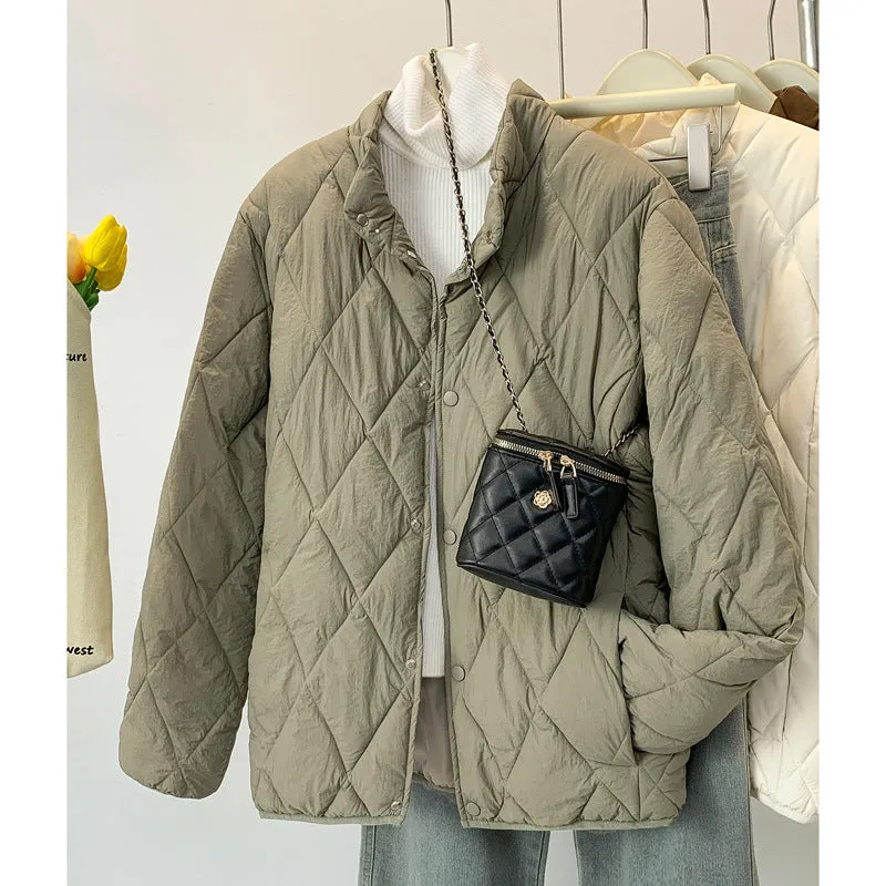 Women's Stylish Windproof Puffer Jacket for Casual Wear