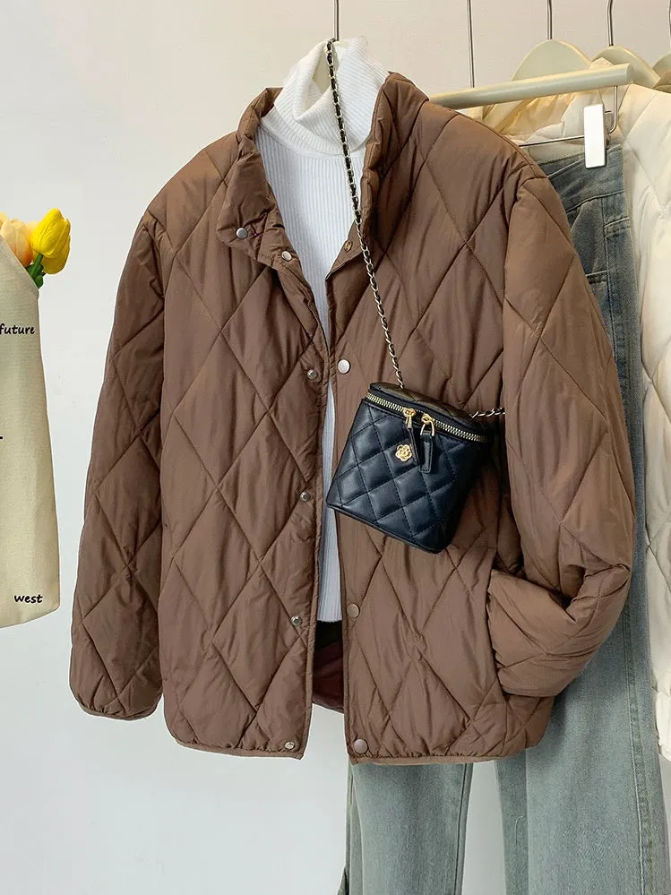 Women's Stylish Windproof Puffer Jacket for Casual Wear