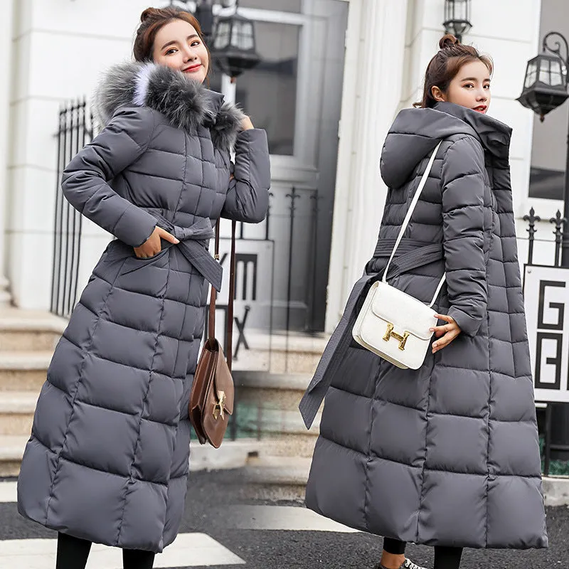 Women's Thickened Quilted Puffer Coat Windproof and Stain-Resistant