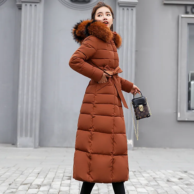 Women's Thickened Quilted Puffer Coat Windproof and Stain-Resistant