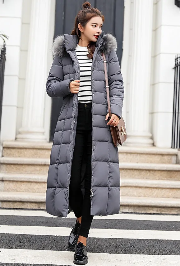 Women's Thickened Quilted Puffer Coat Windproof and Stain-Resistant