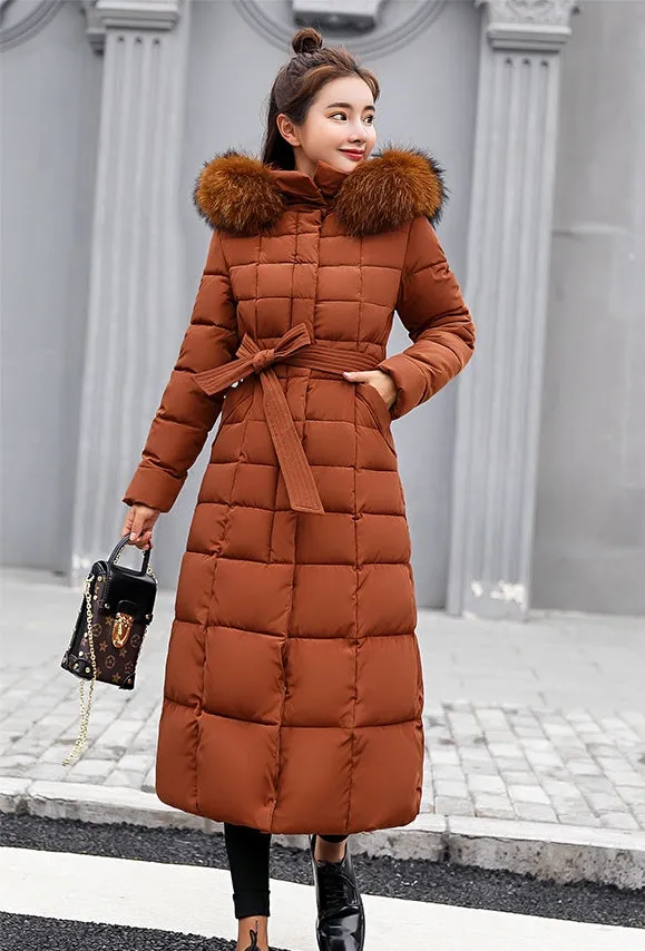 Women's Thickened Quilted Puffer Coat Windproof and Stain-Resistant
