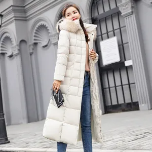Women's Thickened Quilted Puffer Coat Windproof and Stain-Resistant