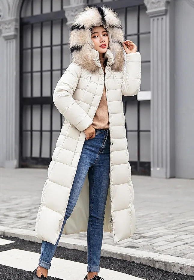 Women's Thickened Quilted Puffer Coat Windproof and Stain-Resistant