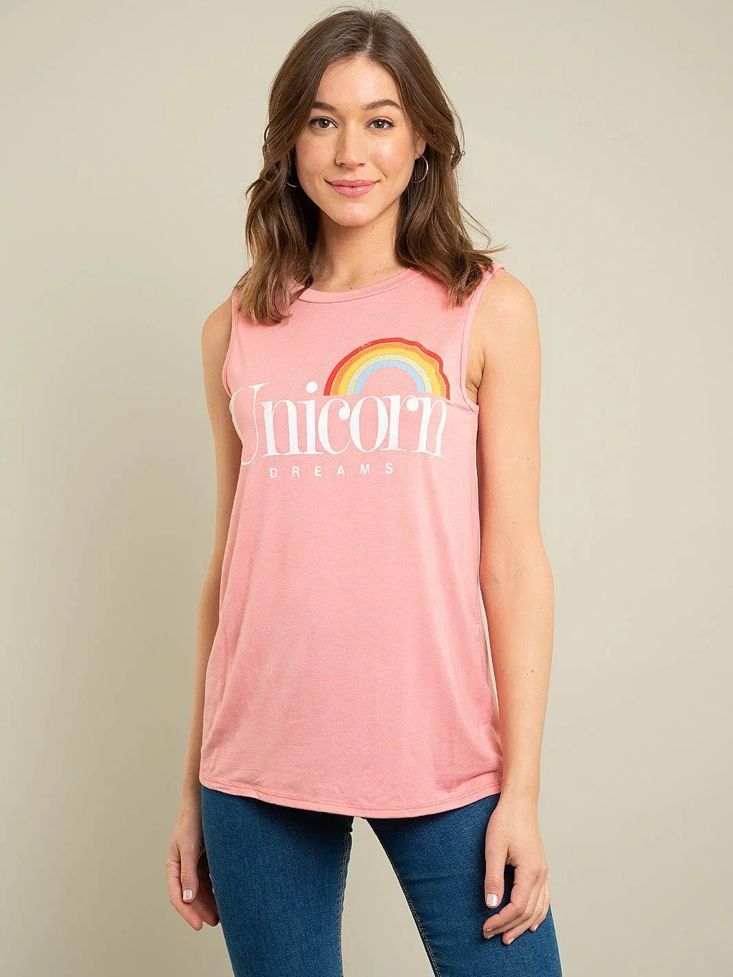 WOMEN'S UNICORN GRAPHIC TOP