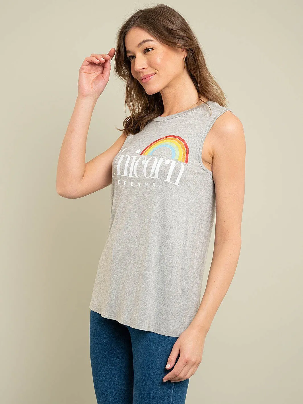 WOMEN'S UNICORN GRAPHIC TOP