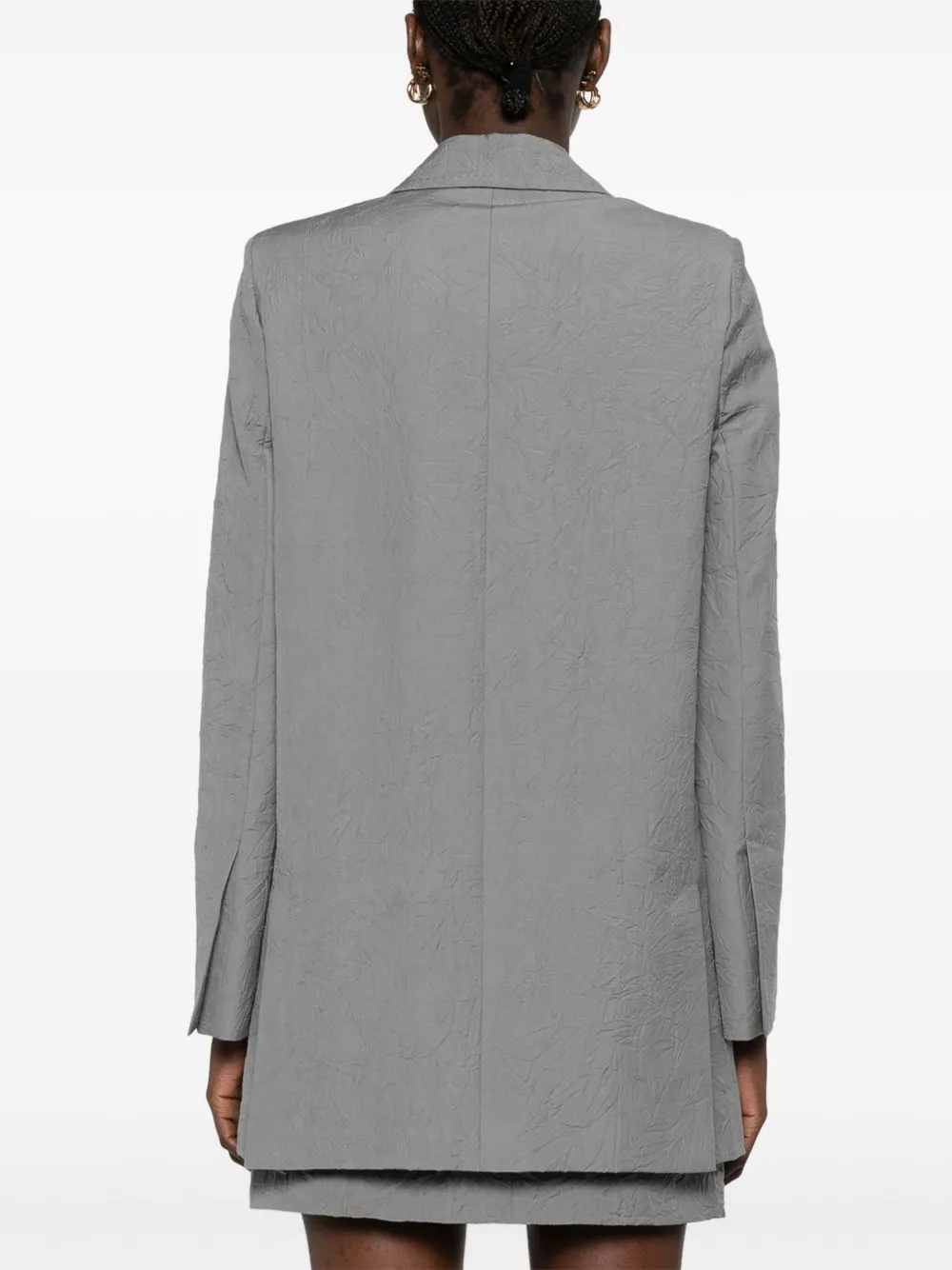 Wool double-breasted jacket