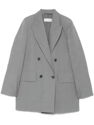Wool double-breasted jacket