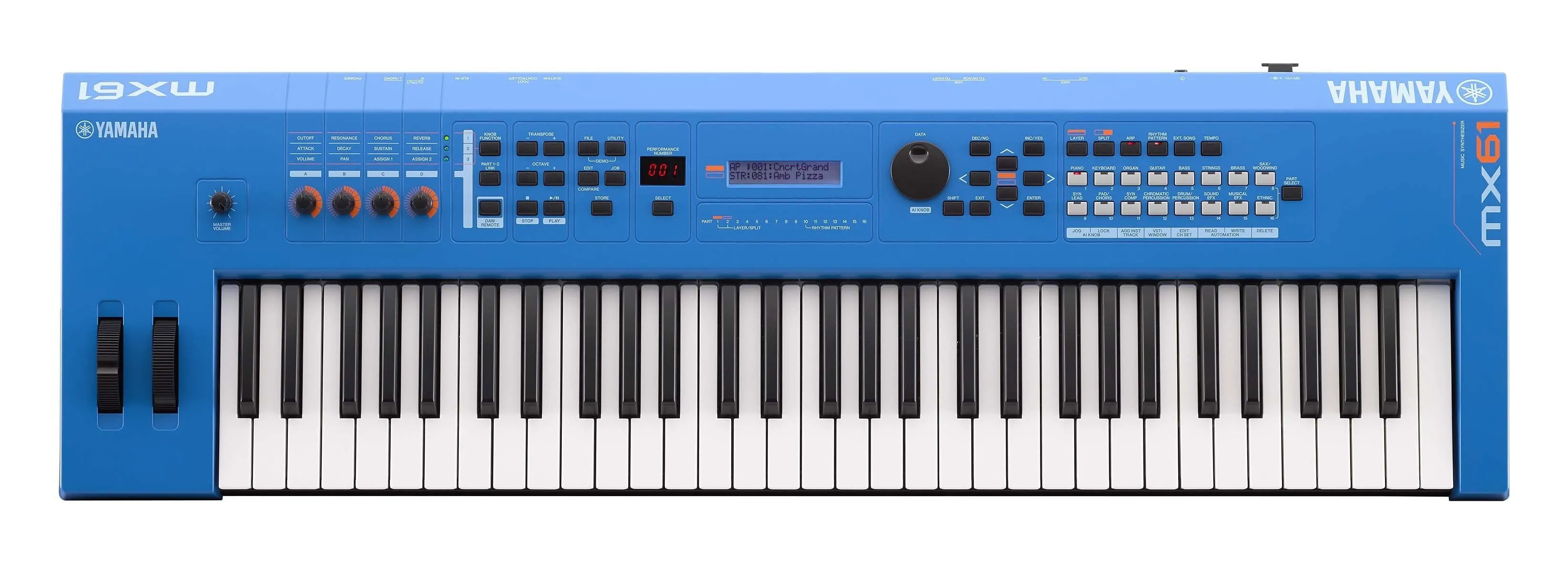 YAMAHA MX61 II Blu