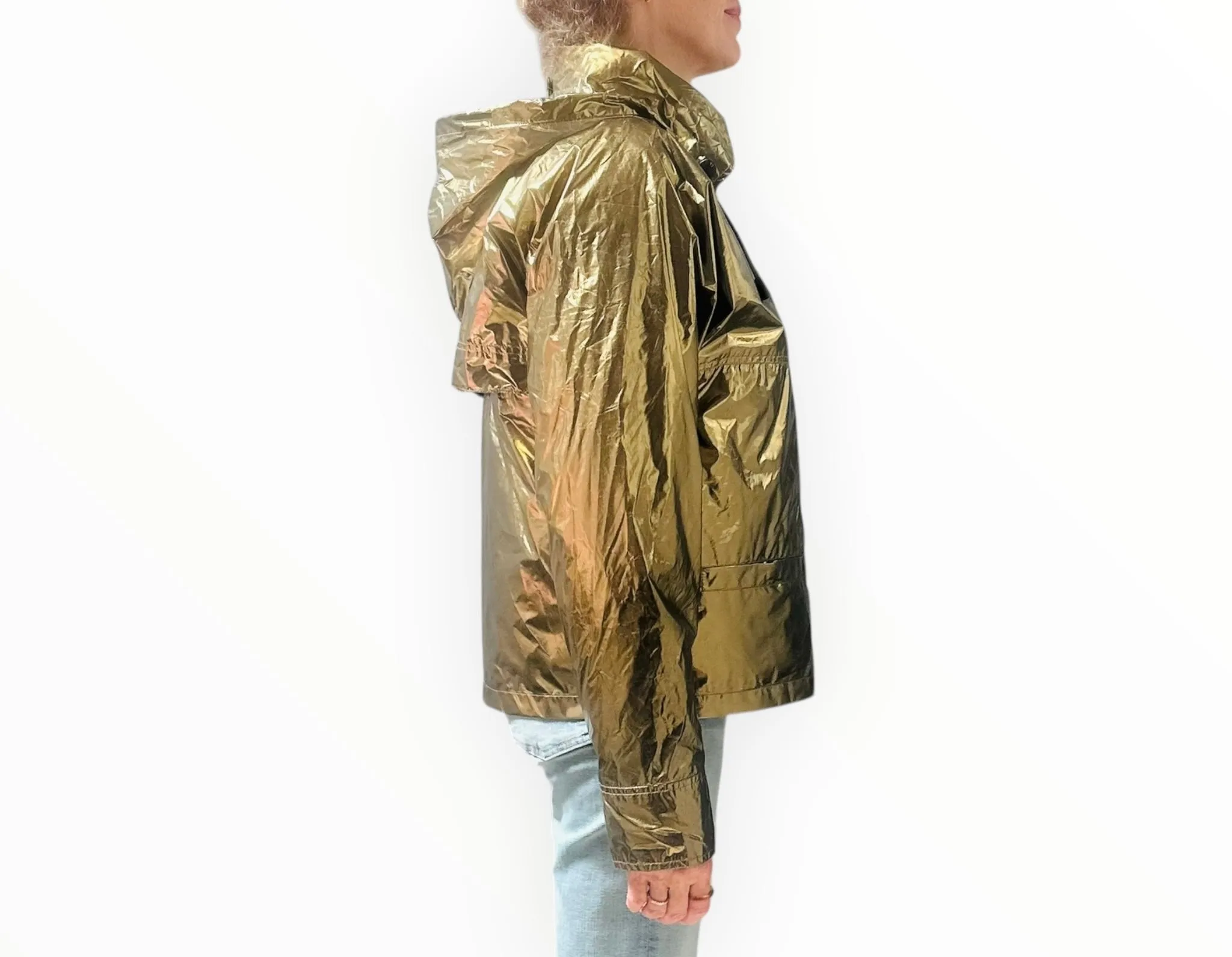 Yves Salomon Double Jacket - Gold - Size 38