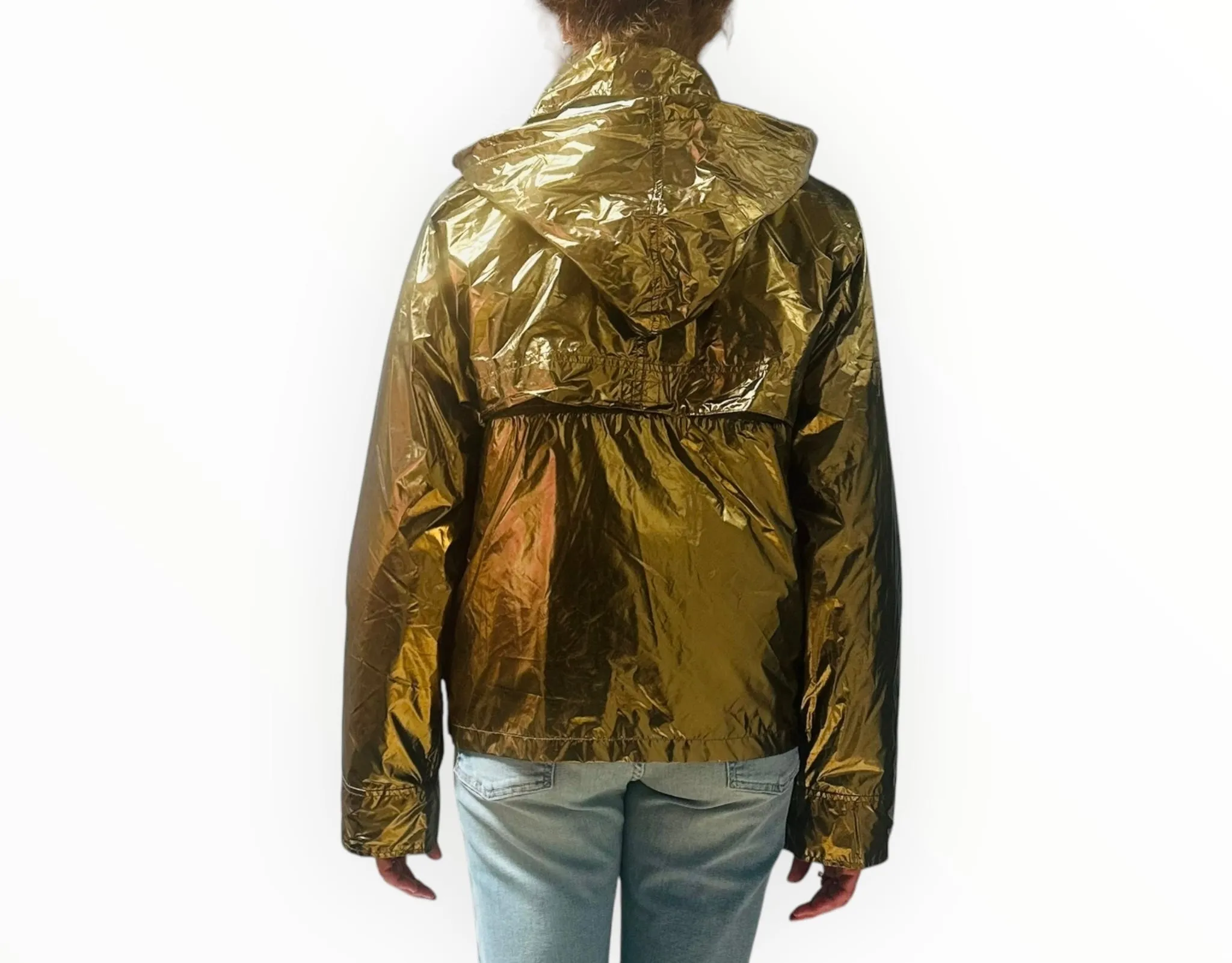 Yves Salomon Double Jacket - Gold - Size 38