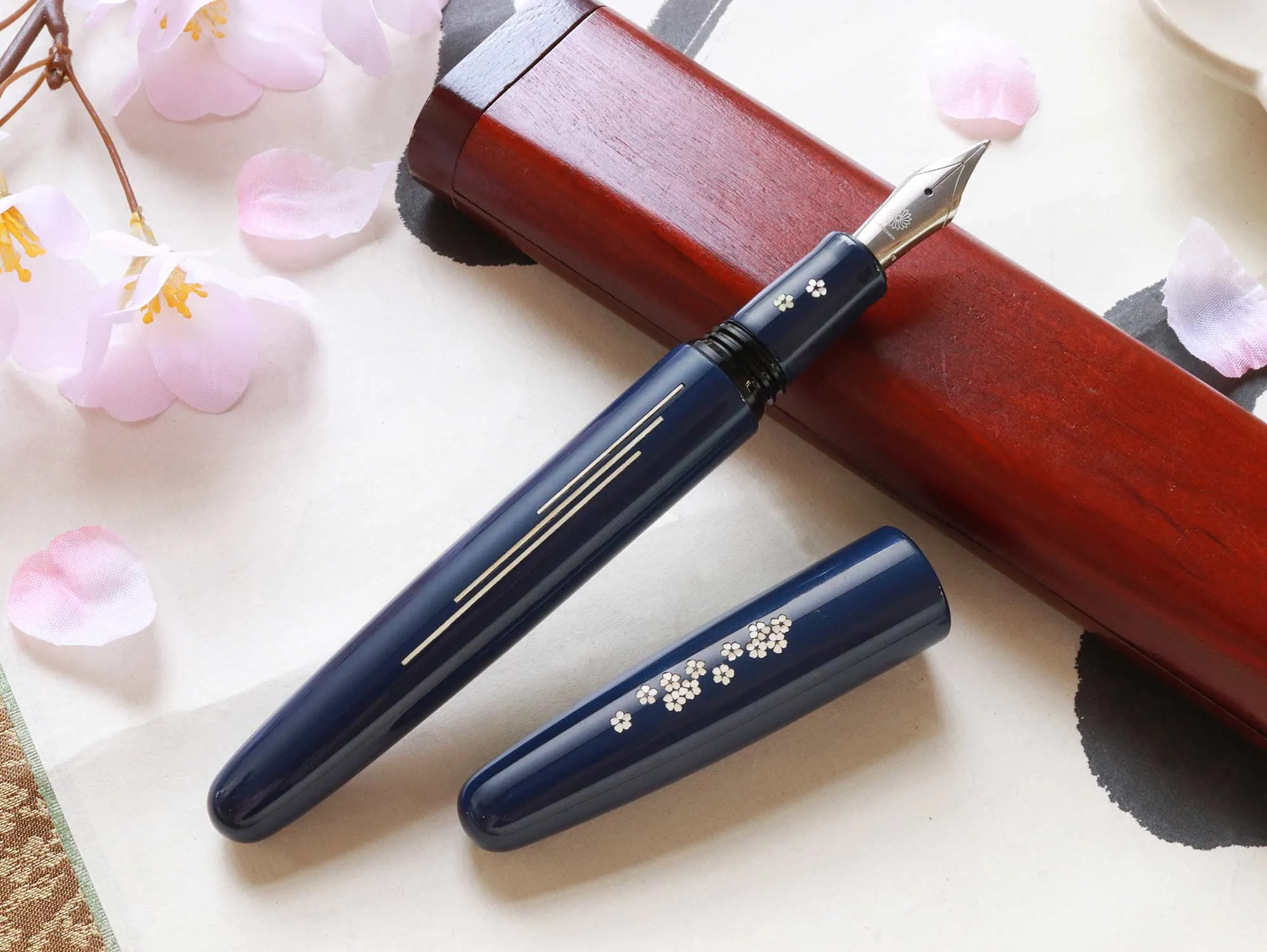 Zogan Sakura River - Urushi Blue