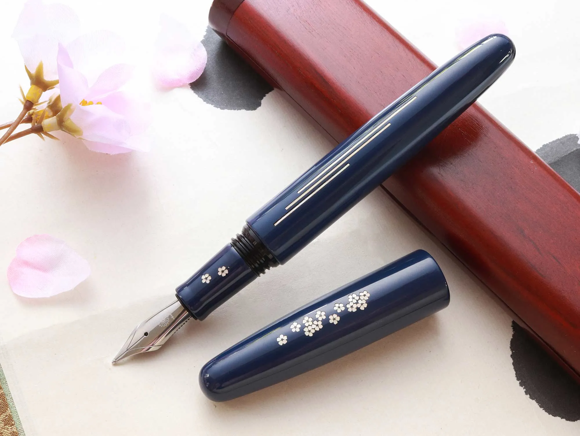 Zogan Sakura River - Urushi Blue