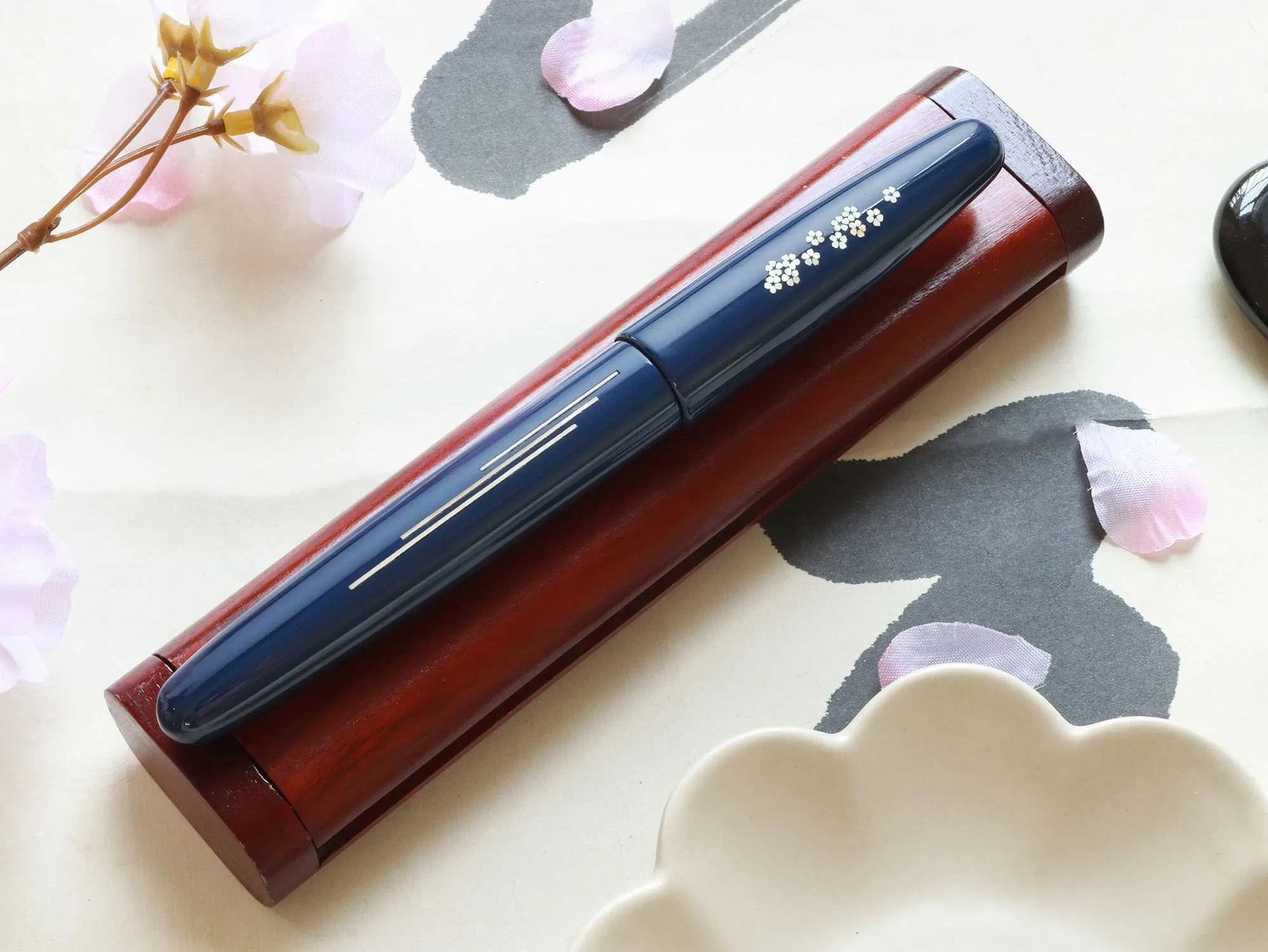 Zogan Sakura River - Urushi Blue
