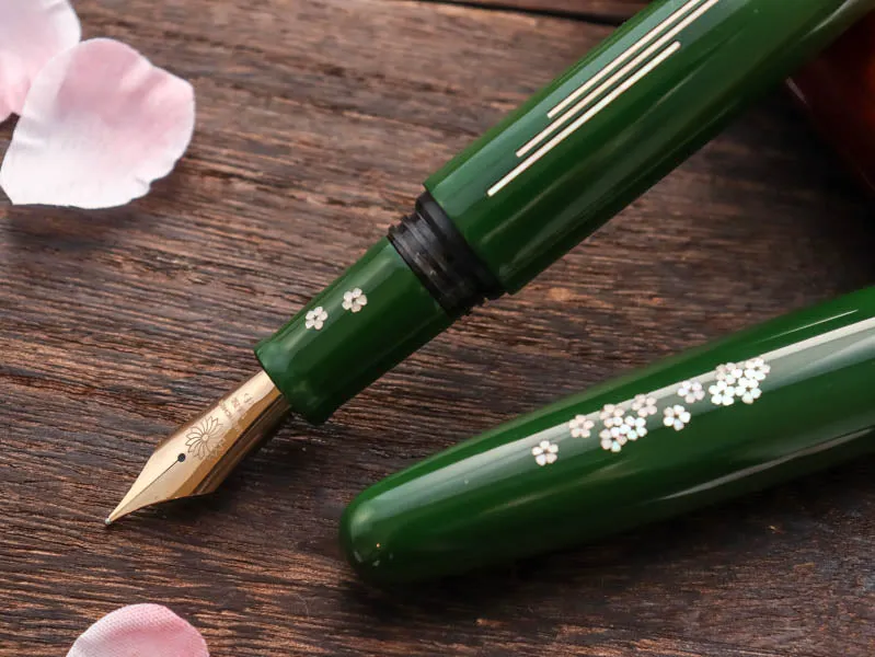 Zogan Sakura River - Urushi Green