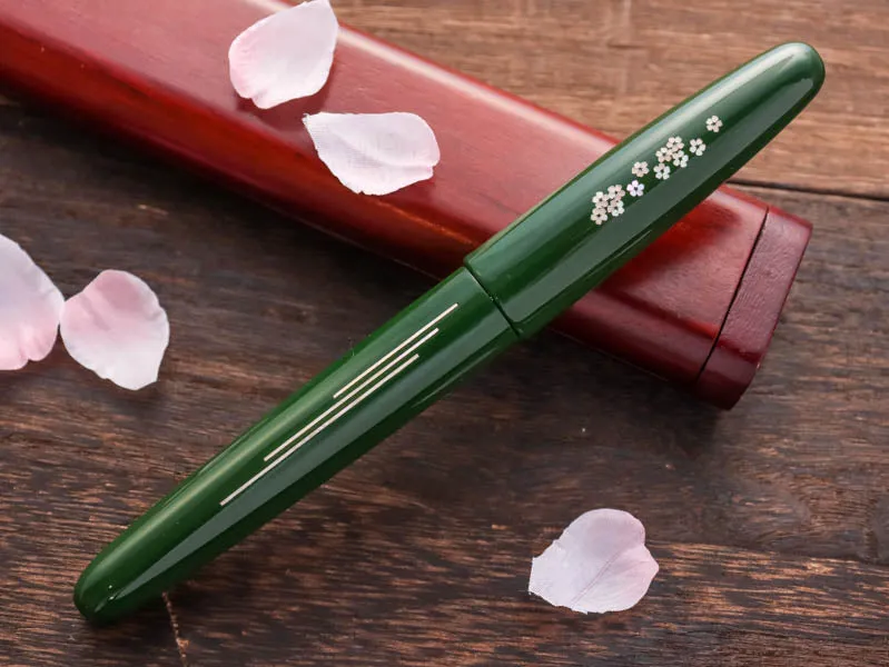 Zogan Sakura River - Urushi Green