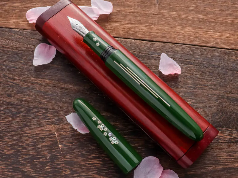 Zogan Sakura River - Urushi Green
